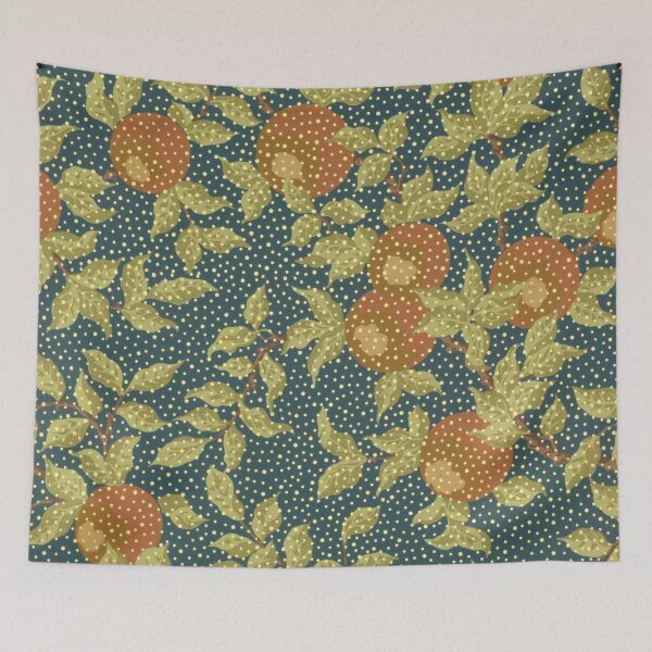 Item preview, Antique Victorian Orange and Botanical Print designed and sold by Elizabeth Szkirpan.