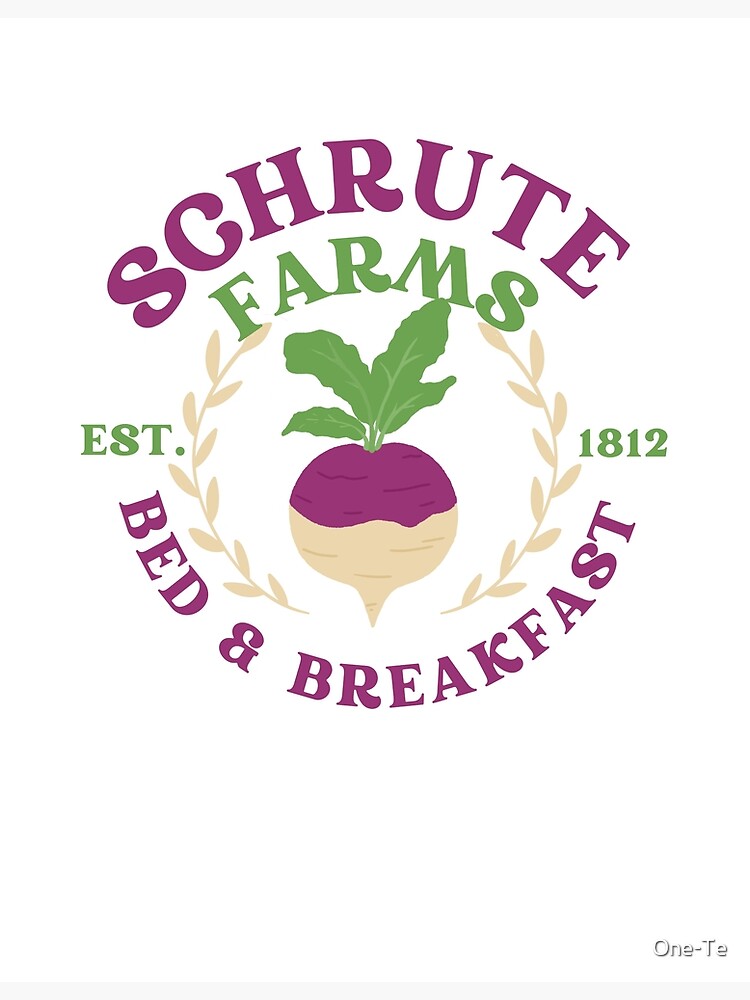 Discover Schrute Farms Bed and Breakfast Premium Matte Vertical Poster