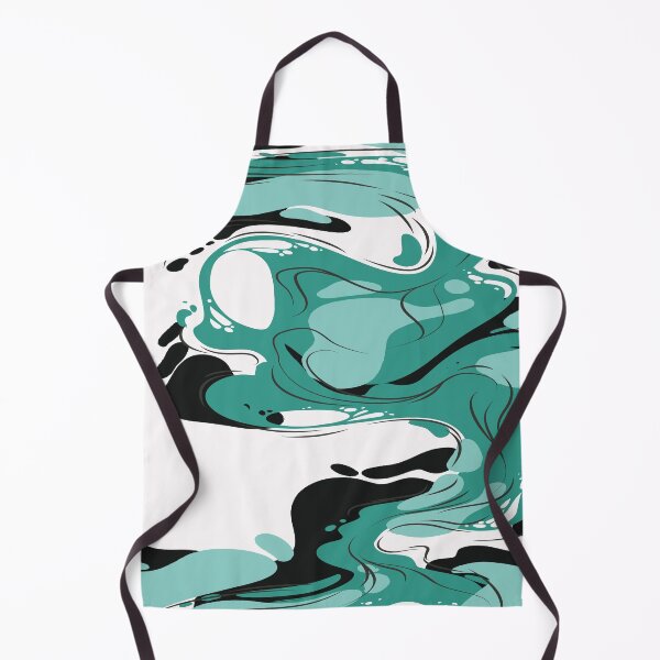 Item preview, Abstract Green Swirly Pattern designed and sold by nabanacrafters.