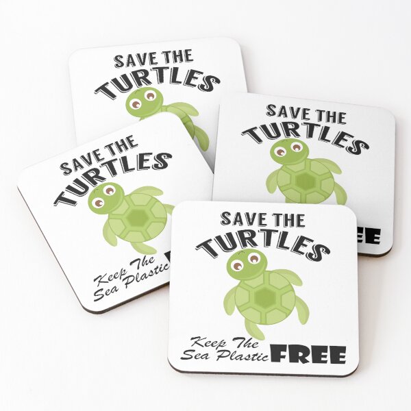 Item preview, Save the turtles keep the sea plastic free shirts, Save the turtles keep the sea plastic free masks, Save the turtles keep the sea plastic free stickers  designed and sold by Poussyarts.