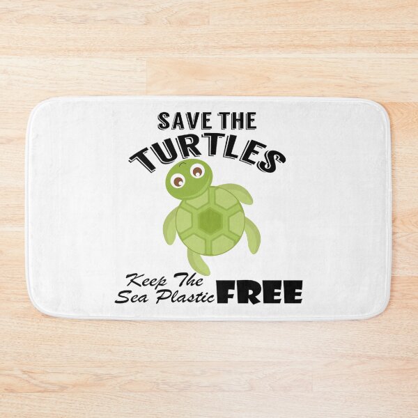 Item preview, Save the turtles keep the sea plastic free shirts, Save the turtles keep the sea plastic free masks, Save the turtles keep the sea plastic free stickers  designed and sold by Poussyarts.