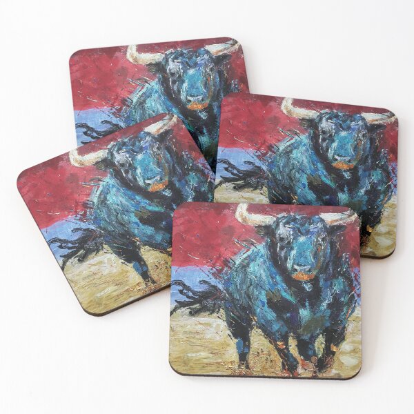 Item preview, Angry blue bull designed and sold by NourEglaly.