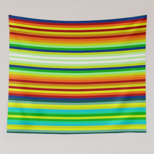 Item preview, Pop Retro Horizontal Stripes Line Pattern, Green designed and sold by MyArt23.