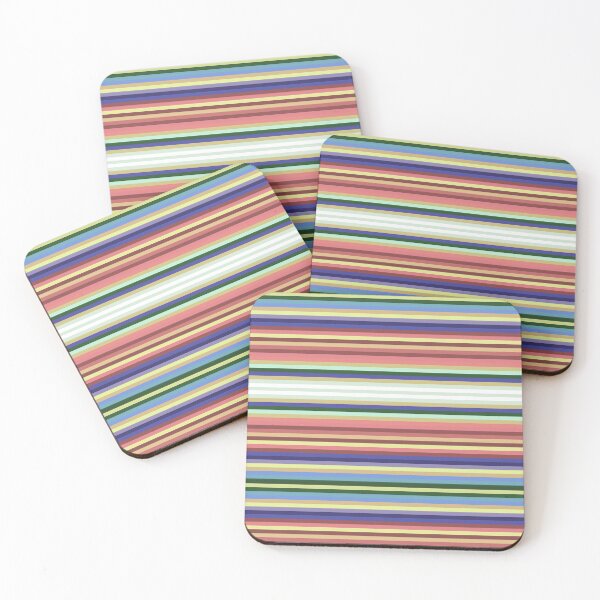 Item preview, Pop Retro Horizontal Stripes Line Pattern, Pastel Purple designed and sold by MyArt23.