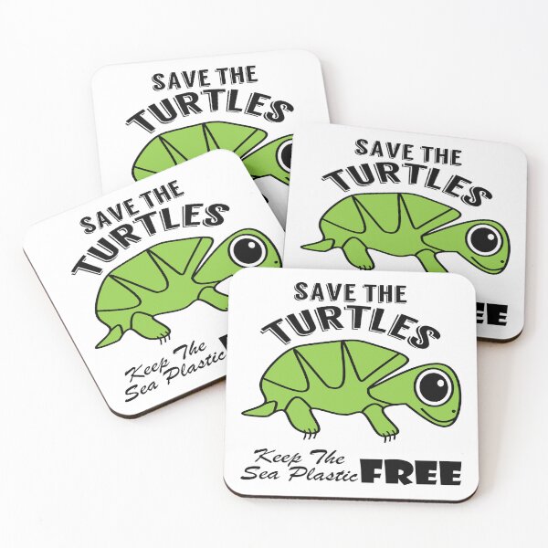 Item preview, Save the turtles keep the sea plastic free shirts, Save the turtles keep the sea plastic free masks, Save the turtles keep the sea plastic free stickers  designed and sold by Poussyarts.
