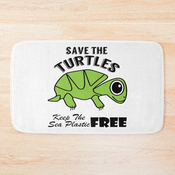 Item preview, Save the turtles keep the sea plastic free shirts, Save the turtles keep the sea plastic free masks, Save the turtles keep the sea plastic free stickers  designed and sold by Poussyarts.