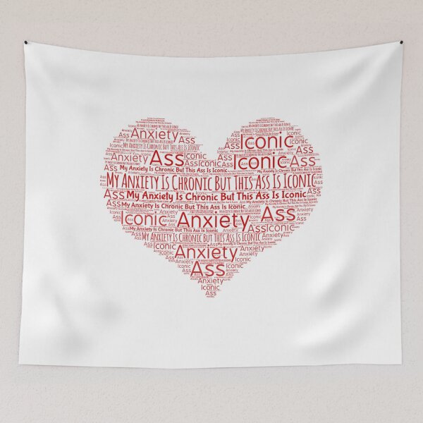 Item preview, My Anxiety Is Chronic But This Ass Is Iconic designed and sold by Tema EL.