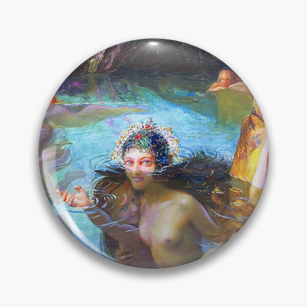 Item preview, Gaston Bussiere -Sea Nymphs At A Grotto (1924) designed and sold by TeeARTHY.