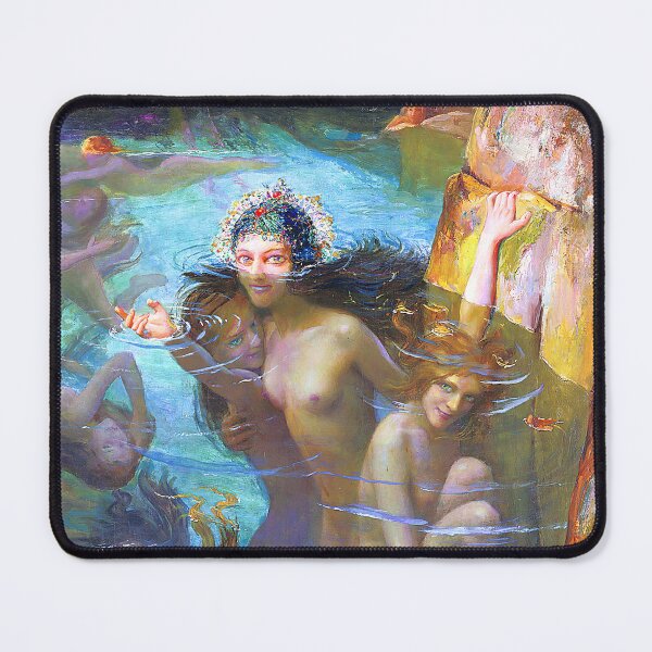 Item preview, Gaston Bussiere -Sea Nymphs At A Grotto (1924) designed and sold by TeeARTHY.