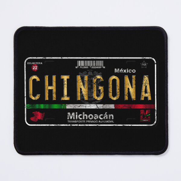 Item preview, Chingona Grunge License Plate Design designed and sold by Ulises3.