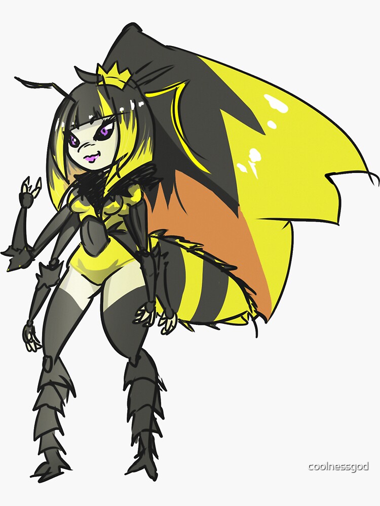 Free Photo | Rendering of bee anime character