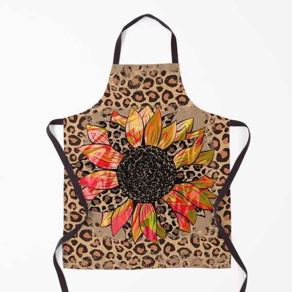 Item preview, Fall Colored Red Flower with Leopard Print Frame designed and sold by LanaDevon.