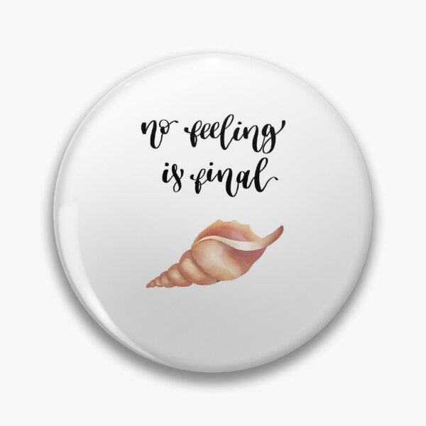 Item preview, No feeling is final by daringcraft designed and sold by Daring Craft.