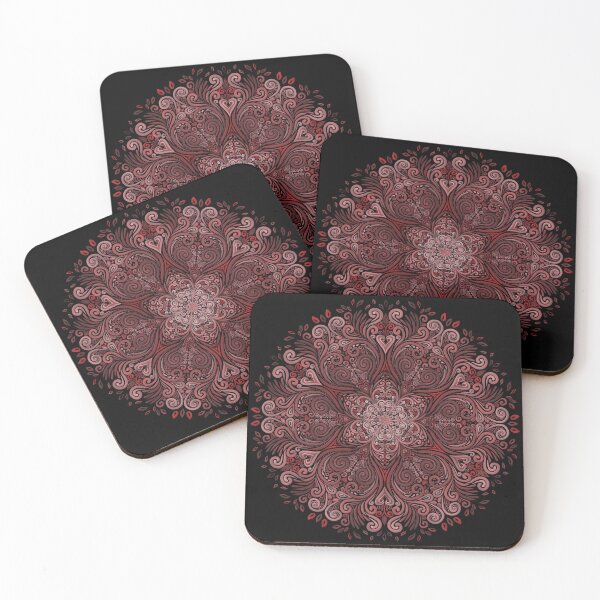 Item preview, Red Pattern Ornate with 3D effect designed and sold by IvaW.