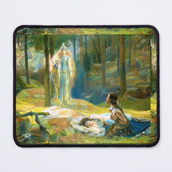 Item preview, Gaston Bussiere -The Revelation, Brynhild Discovering Sieglind And Sigmund (1894) designed and sold by TeeARTHY.
