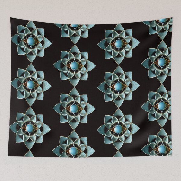 Item preview, Sacred Geometry Porcelain Mandala designed and sold by EverythingSings.