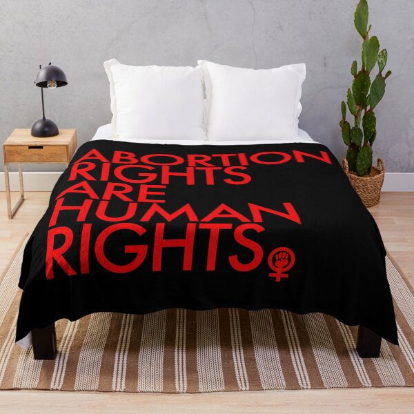 Item preview, Abortion Rights are Human Rights - Feminist Fist - red designed and sold by Thelittlelord.