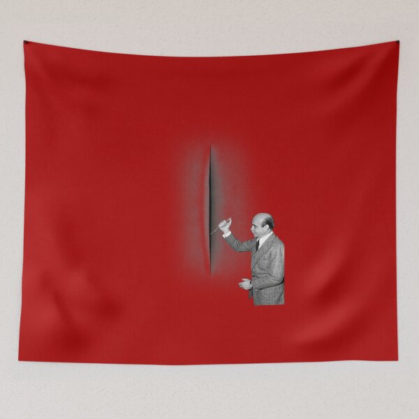 Item preview, Fontana cuts your canvas (red) designed and sold by Firewallmud.