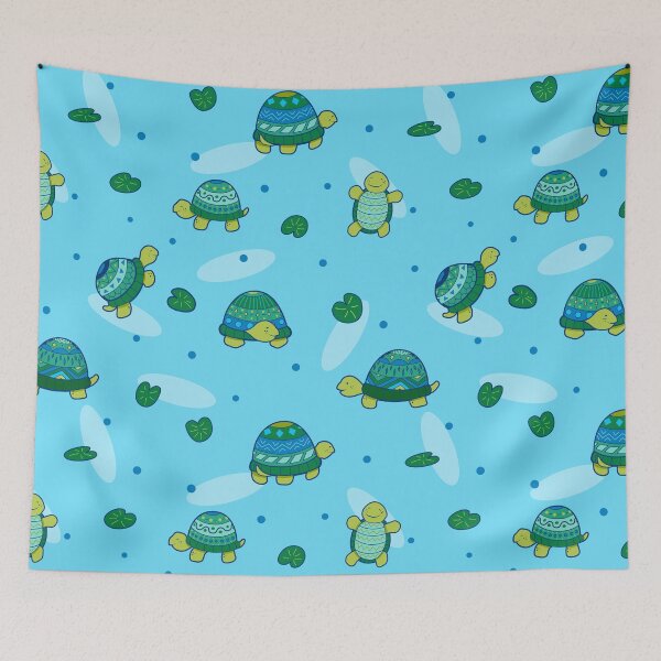 Item preview, Fun Stripey Turtle Pattern designed and sold by kjeppson.