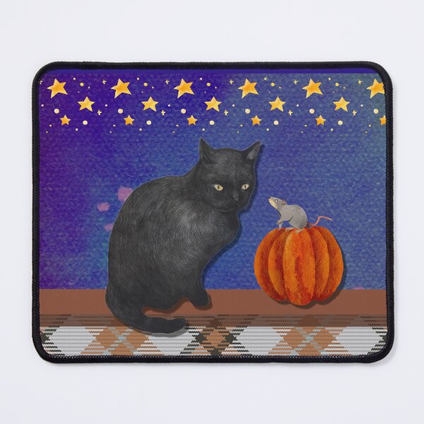 Item preview, Plaid, Cat, Mouse and Pumpkin designed and sold by SimplyMe-Plus.