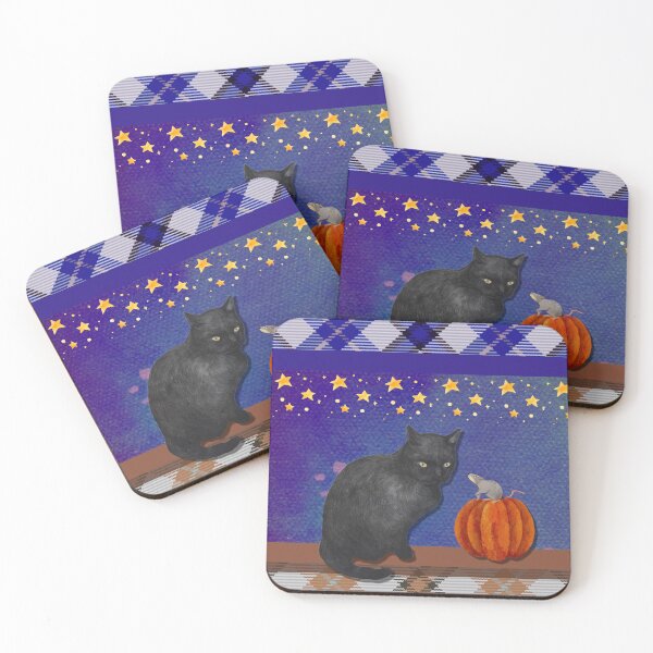 Item preview, Plaid, Cat, Mouse and Pumpkin designed and sold by SimplyMe-Plus.
