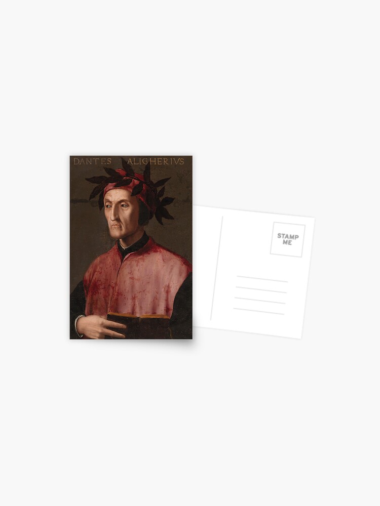 Portrait of Dante Alighieri Florentine School 1540 Renaissance Art Postcard