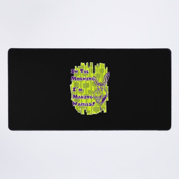 Item preview, Shrek Donkey I'M Making Waffles Text Poster  designed and sold by TamarHall.
