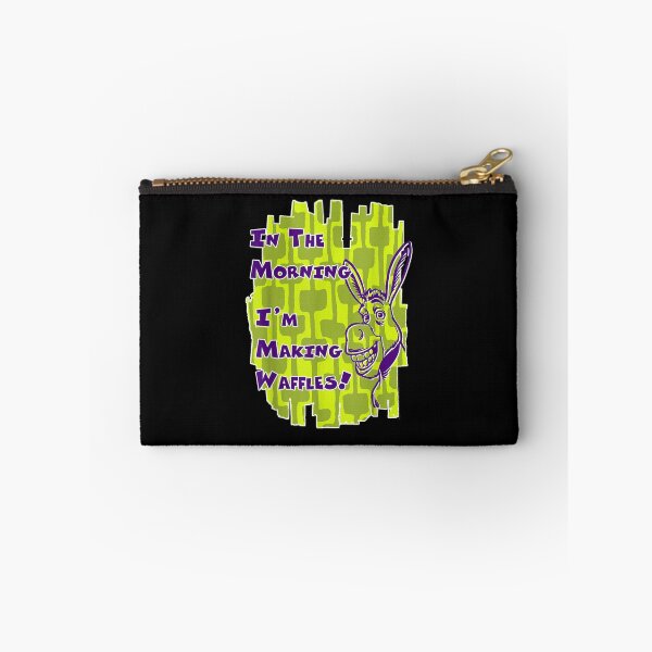 Item preview, Shrek Donkey I'M Making Waffles Text Poster  designed and sold by TamarHall.