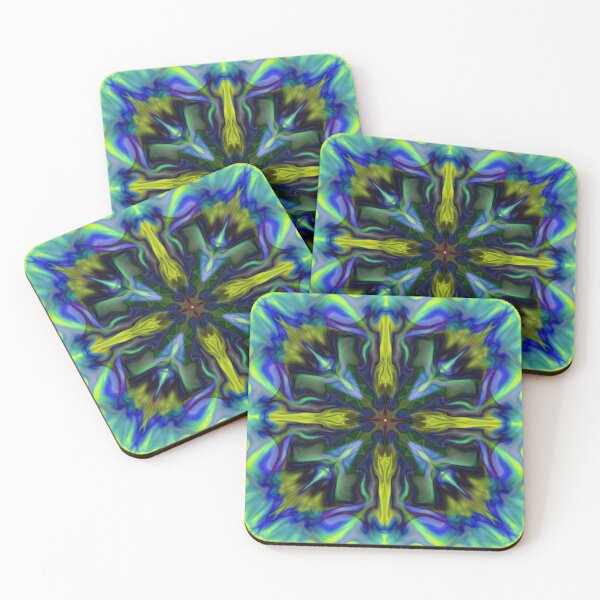 Item preview, Blue and yellow pattern designed and sold by JenConArt.