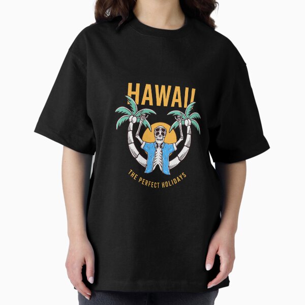 Item preview, Hawaii The Perfect Skull Holidays Illustration designed and sold by rukurustudio.