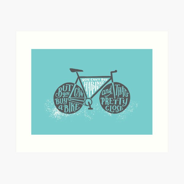 Item preview, You Can't Buy Happiness (Teal) designed and sold by Wes Franklin.