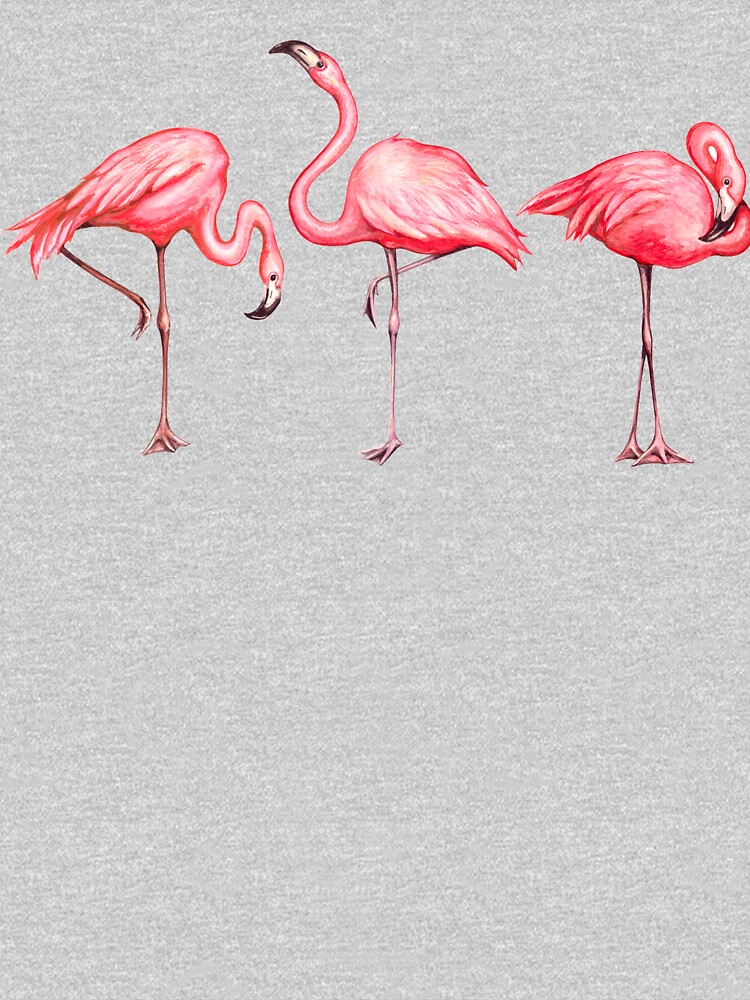Thumbnail 5 of 5, Toddler Pullover Hoodie, Flamingo Pattern - Black designed and sold by Kelly Gilleran.