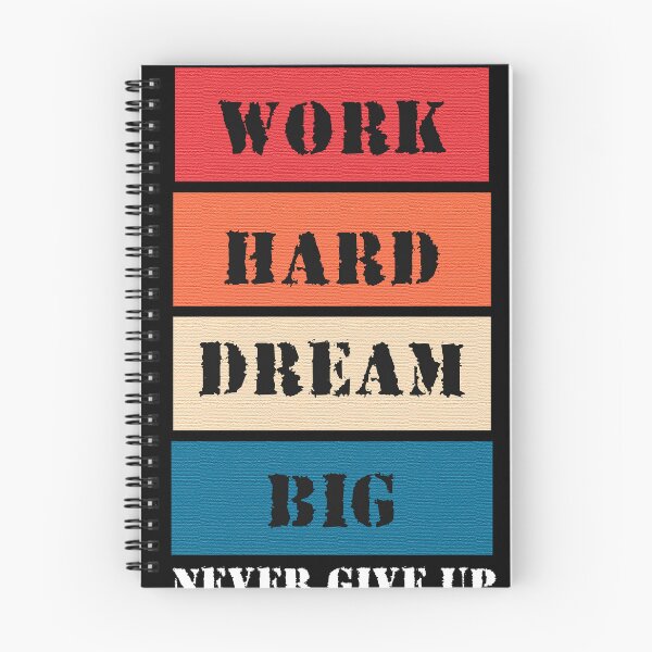 Item preview, Work Hard Dream Big designed and sold by AdventArt.