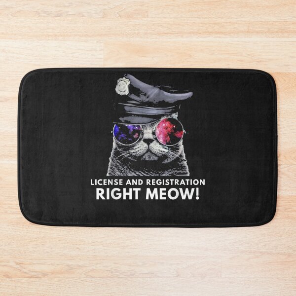 Item preview, License and Registration Right Meow designed and sold by troimuagio2022.