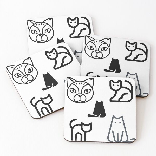 Item preview,  Cute Cat Drawings designed and sold by Kybruno's Creations.