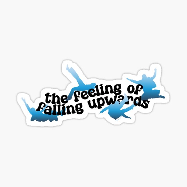 Item preview, The Feeling of Falling Upwards - Blue Silhouettes designed and sold by thirtythreeshop.