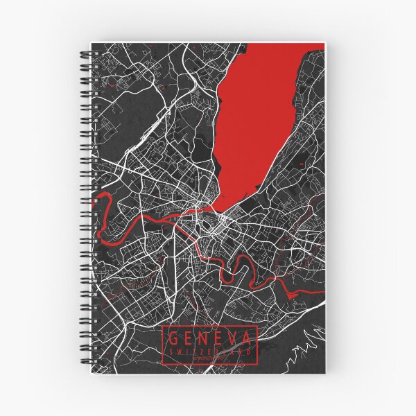Artikelvorschau, Genfer Stadtplan der Schweiz - Orientalisch entworfen und verkauft von deMAP.