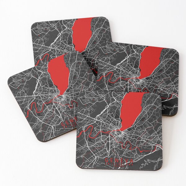 Item preview, Geneva City Map of Switzerland - Oriental designed and sold by deMAP.