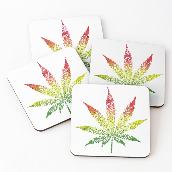 Item preview, Multi color Cannabis leaf designed and sold by LaRubela.