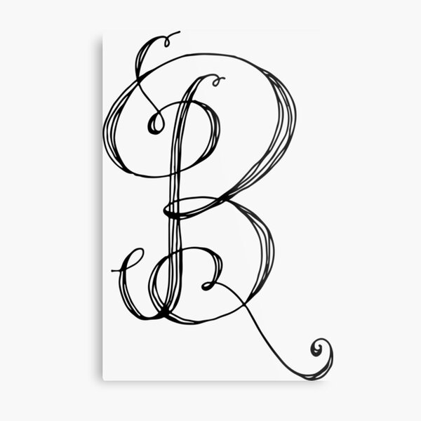 Fancy Calligraphy Letters Gifts Merchandise Redbubble