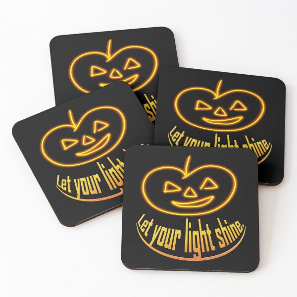 Item preview, Halloween Pumpkin Let Your Light Shine designed and sold by Karen Simon.