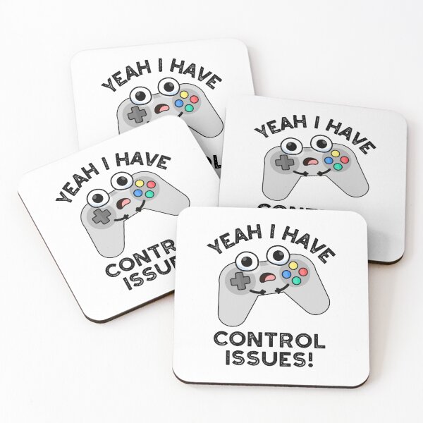 Item preview, Yeah I Have Control Issues Funny Video Game Puns  designed and sold by punnybone.
