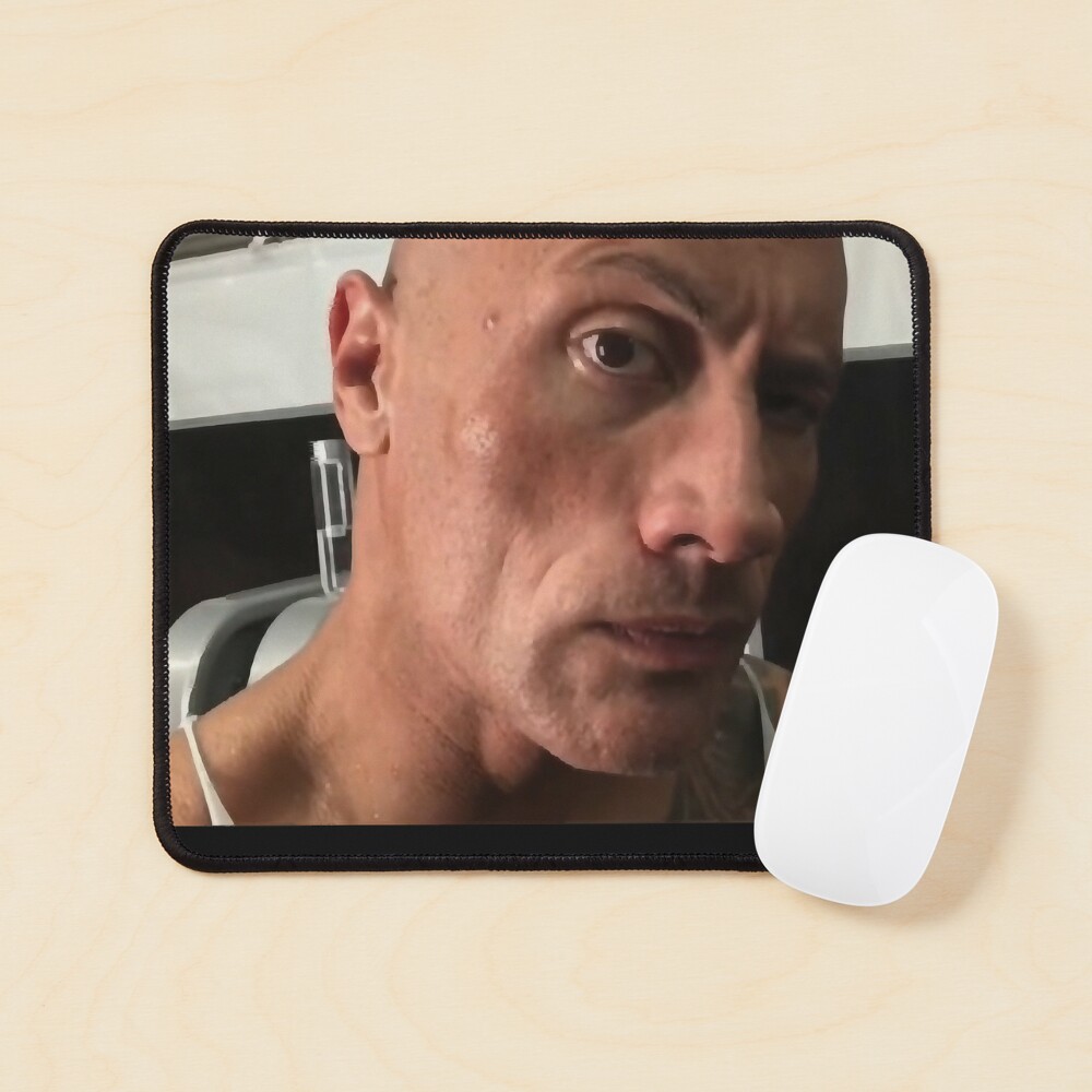 Dwayne The Rock Johnson eyebrow raise meme | iPad Case & Skin