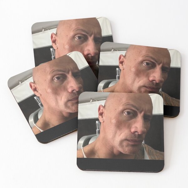 Item preview, Dwayne The Rock Johnson eyebrow raise meme  designed and sold by DennisHard1.