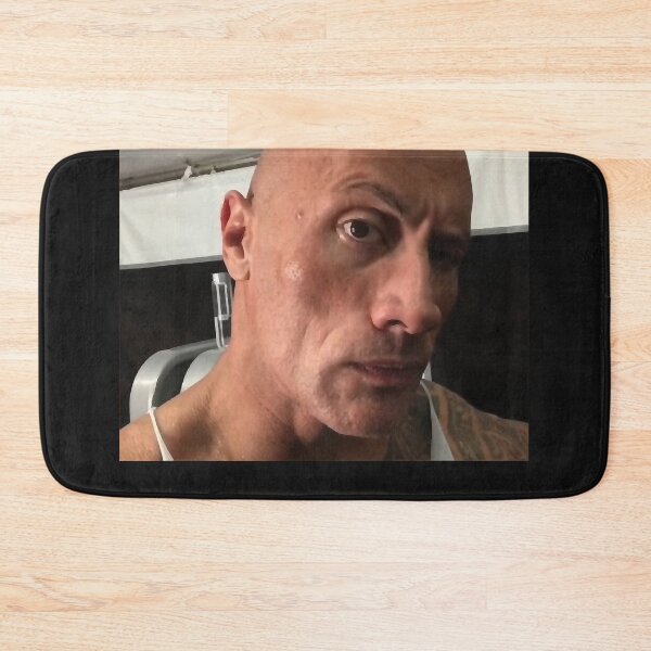Item preview, Dwayne The Rock Johnson eyebrow raise meme  designed and sold by DennisHard1.