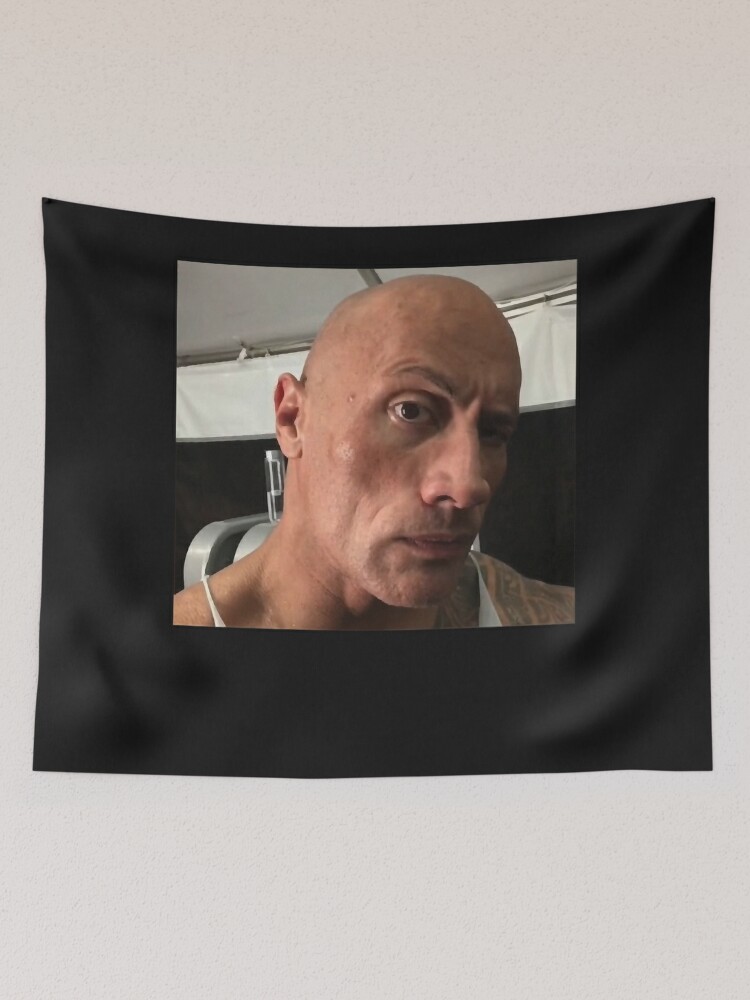 Dwayne The Rock Johnson Eyebrow Raise Sticker for Sale by