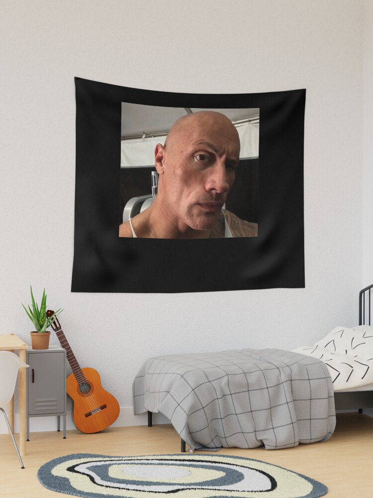 Dwayne The Rock Johnson eyebrow raise meme  Poster for Sale by DennisHard1