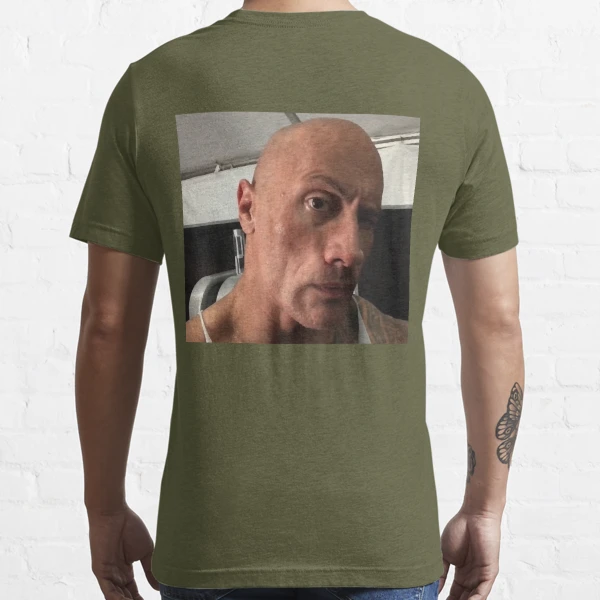 The Rock Eyebrow Raise Face Meme T-Shirt Blouse summer top sports fan  t-shirts mens long sleeve t shirts