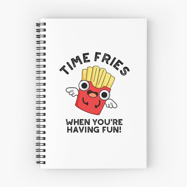 Item preview, Time Fries When You're Having Fun Funny Food Puns  designed and sold by punnybone.