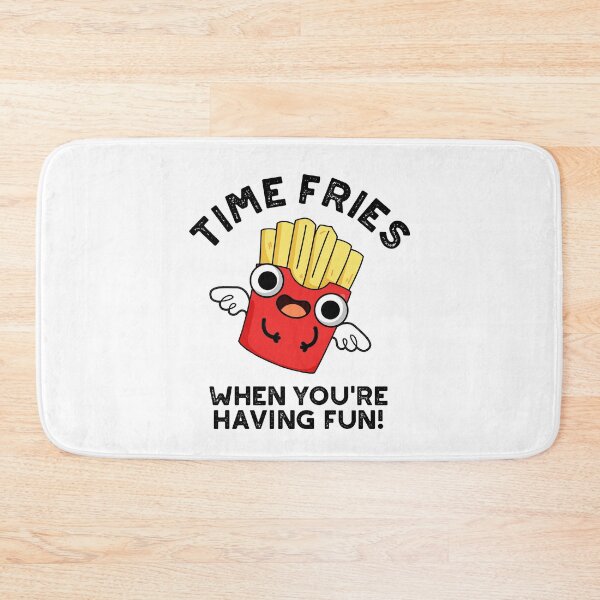 Item preview, Time Fries When You're Having Fun Funny Food Puns  designed and sold by punnybone.